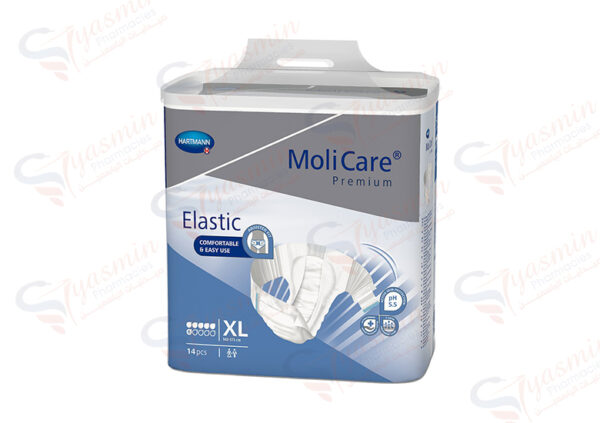 "MoliCare® Premium Elastic 6 Drops (blue) XL 14 pieces / pack"